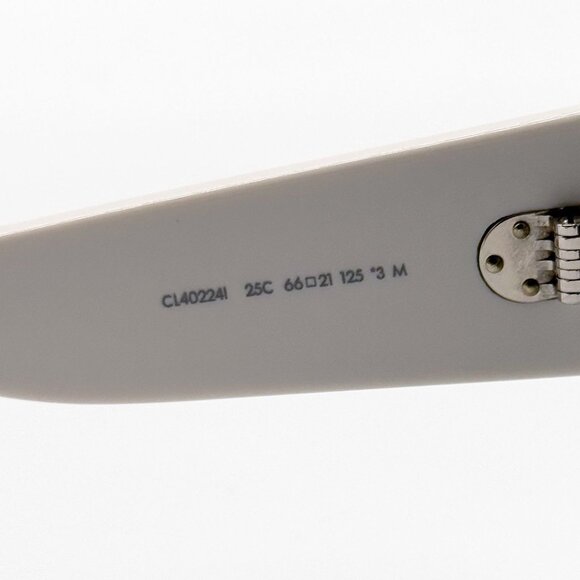 NEW CELINE CL40224I 25C SUNGLASSES WOMEN WHITE EYEWEAR - Picture 11 of 12